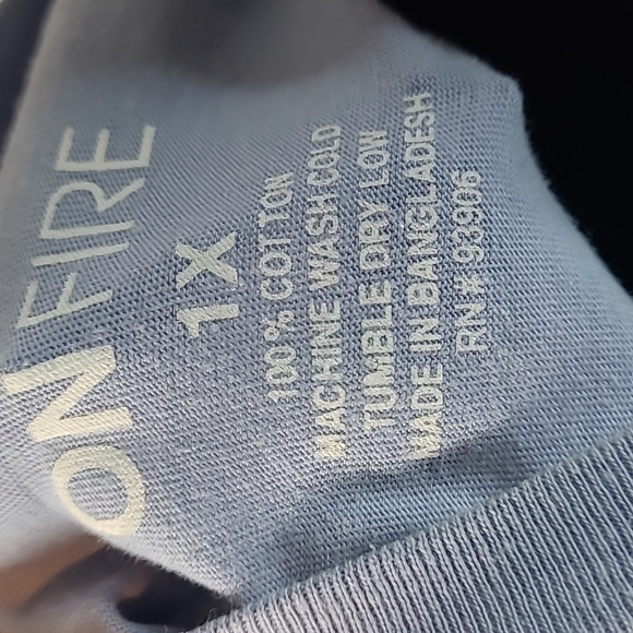 On Fire Women's Long Tee Shirt - Picture 5 of 7